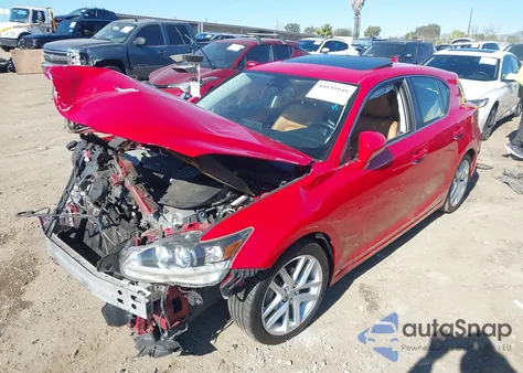 2014 Lexus Ct 200H из США, поврежденный, VIN JTHKD5BH6E2185761